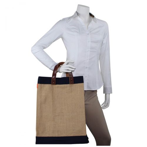 Jute Market Bag Navy