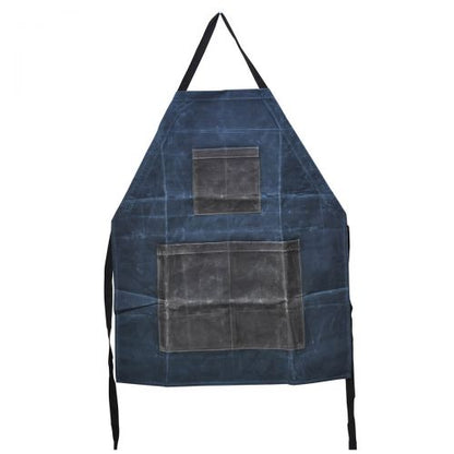 Waxed Canvas Two-Toned Utility Apron Slate &amp; Olive