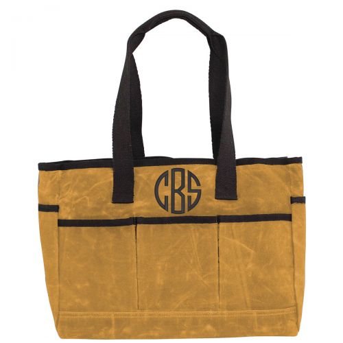 Waxed Canvas Utility Tote Yellow