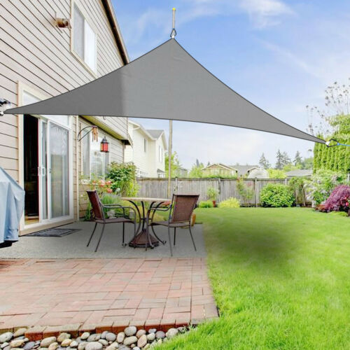 Sun Shelter Triangle Sunshade Protection Outdoor Canopy Garden Patio Pool Shade Sail Awning Camping Shade Cloth Large Waterproof